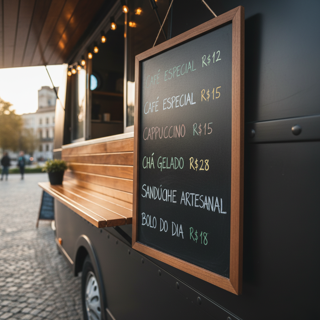 Cardápio enxuto versus cardápio cheio food truck
